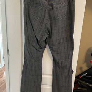 plaid flare pants